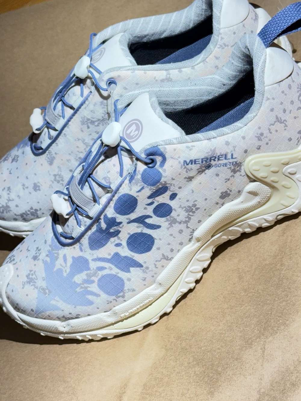 FP Movement by Free People Cream and Blue Floral Sneakers - Picture 11 of 16